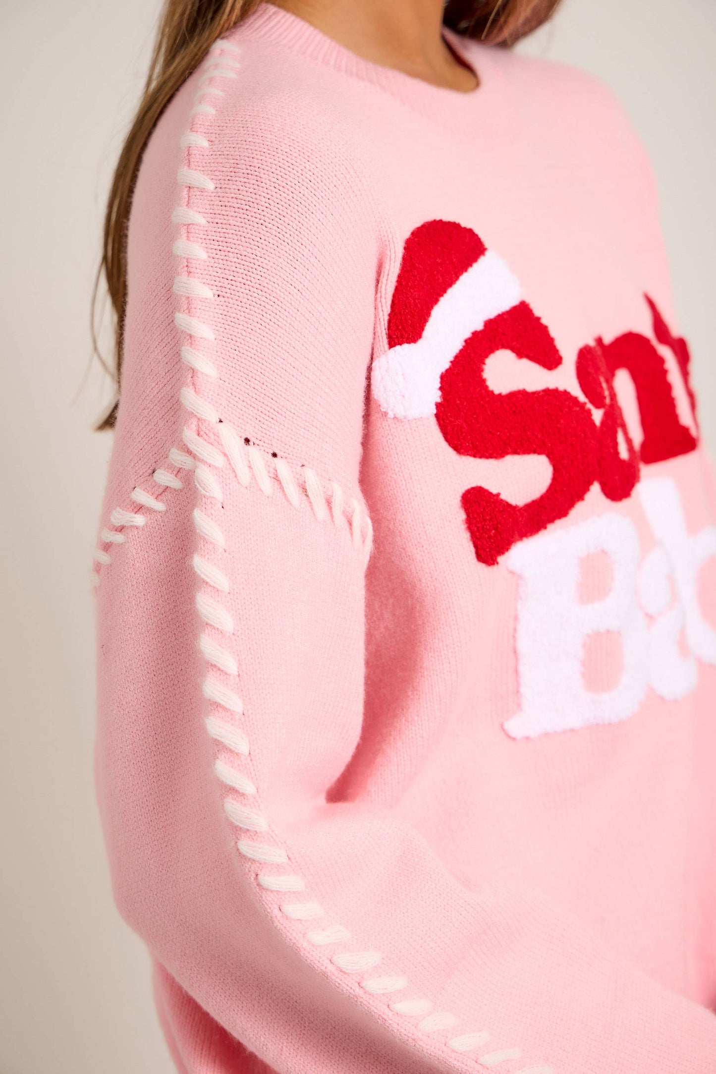 Santa Baby Green Christmas Sweater