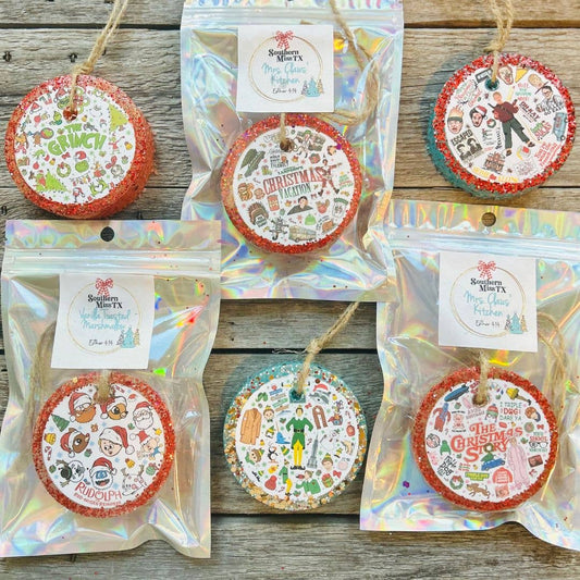 CHRISTMAS MOVIE FAVORITES Car Freshies : 6 Piece