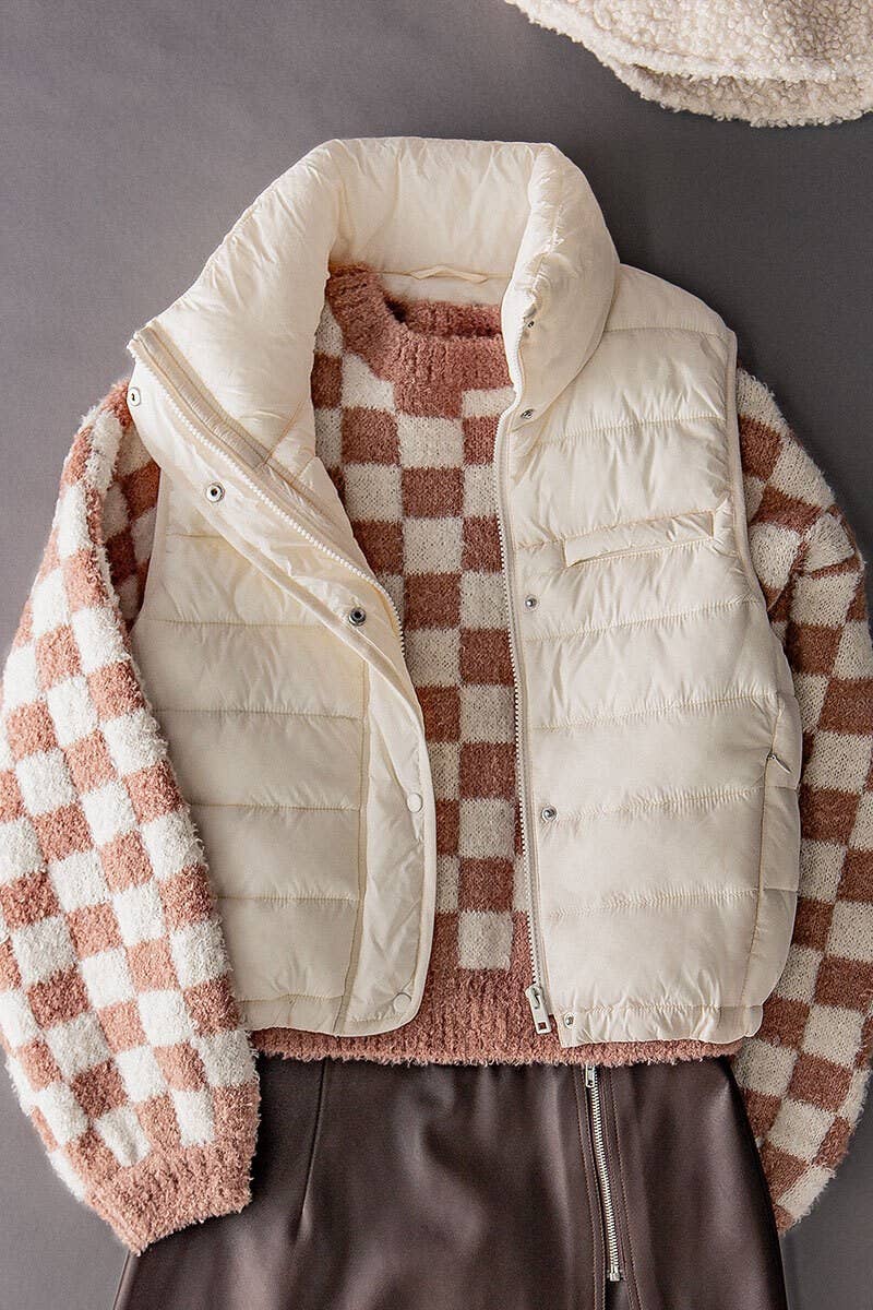 Quilted Puffer Vest