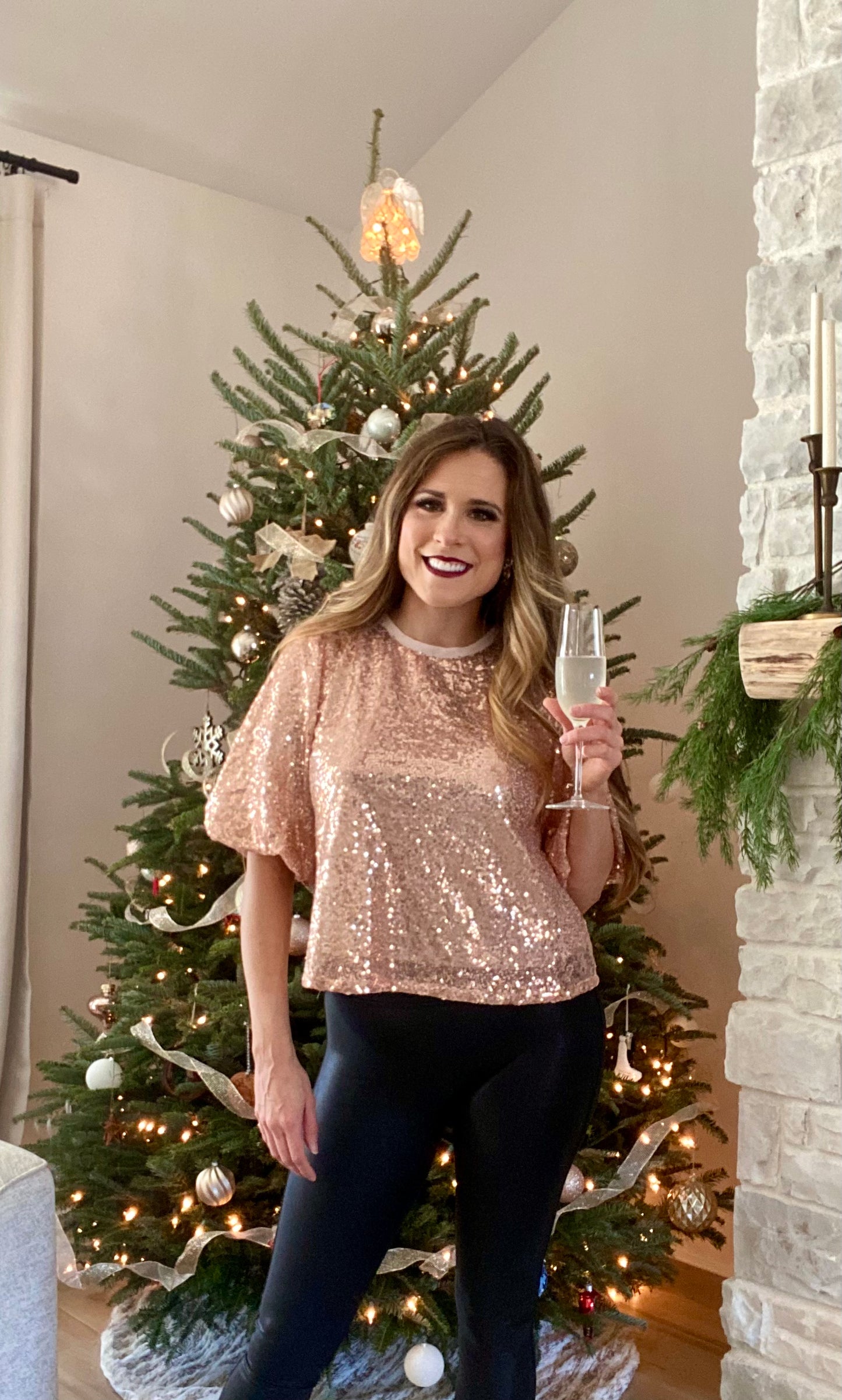 Pop the Champagne Blouse