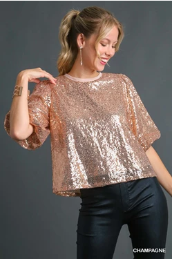 Pop the Champagne Blouse