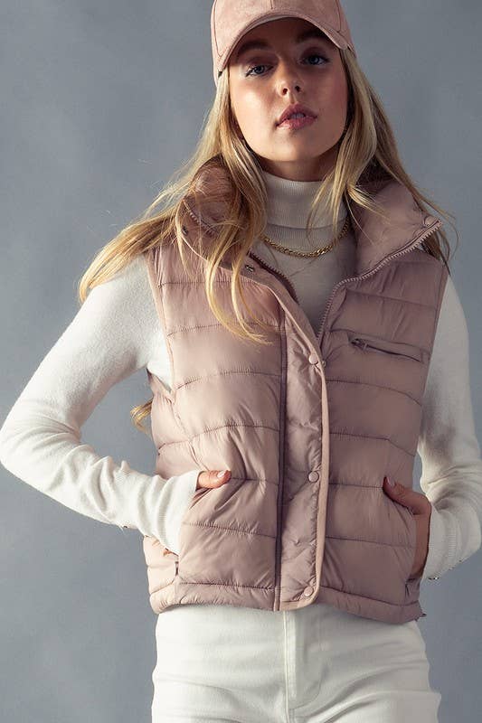 Quilted Puffer Vest