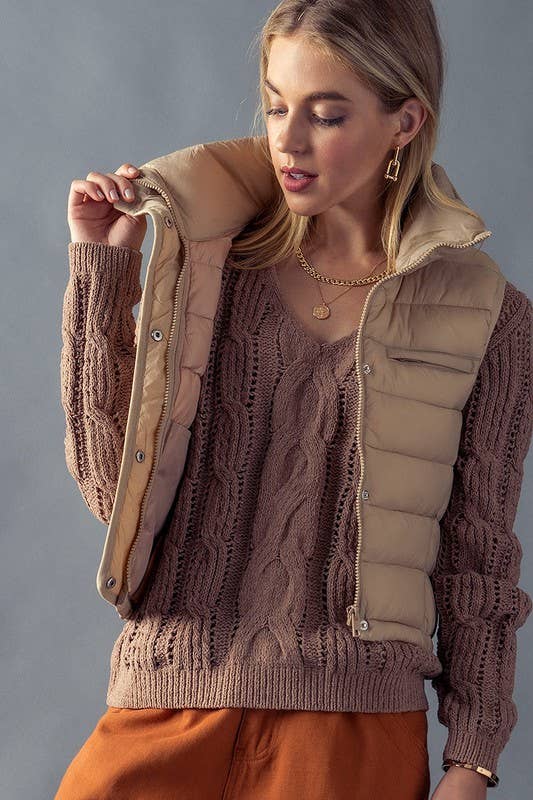 Quilted Puffer Vest