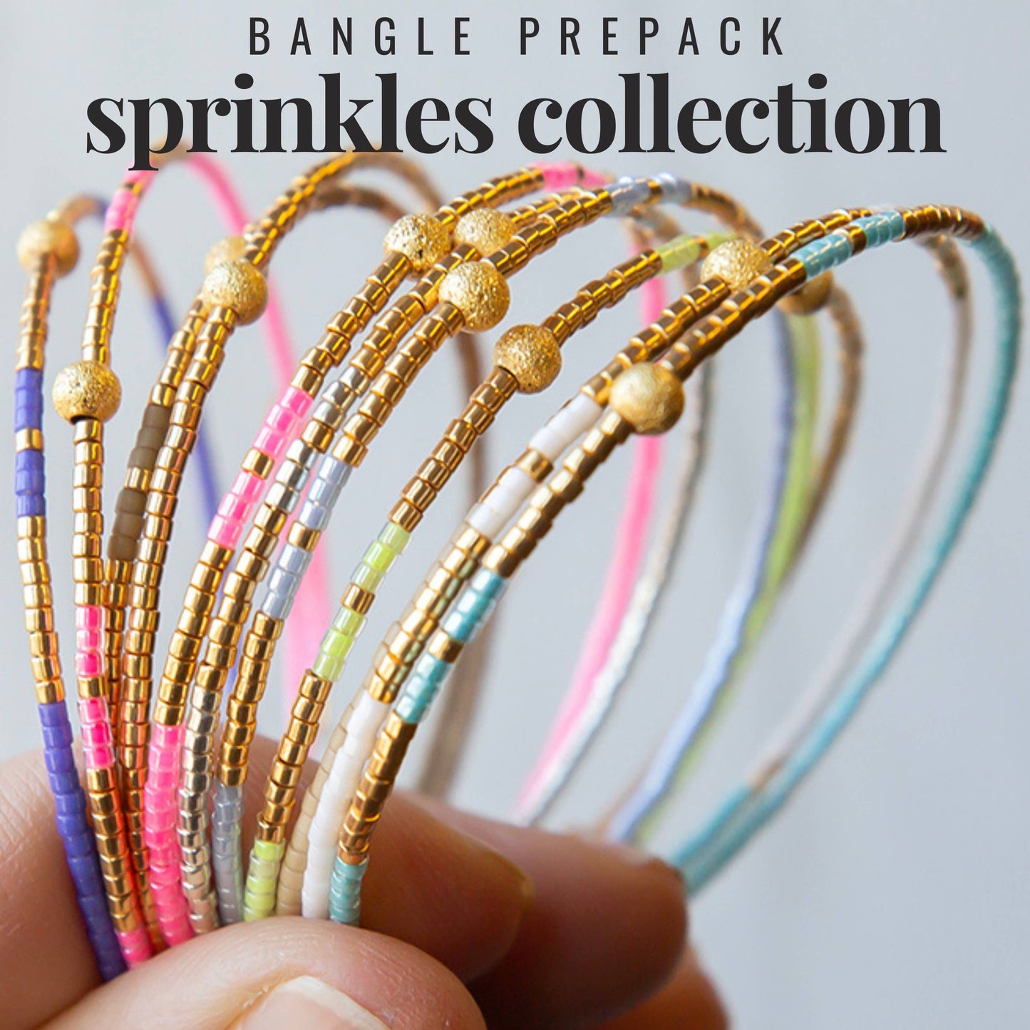 Sprinkles Bangle -  Periwinkle