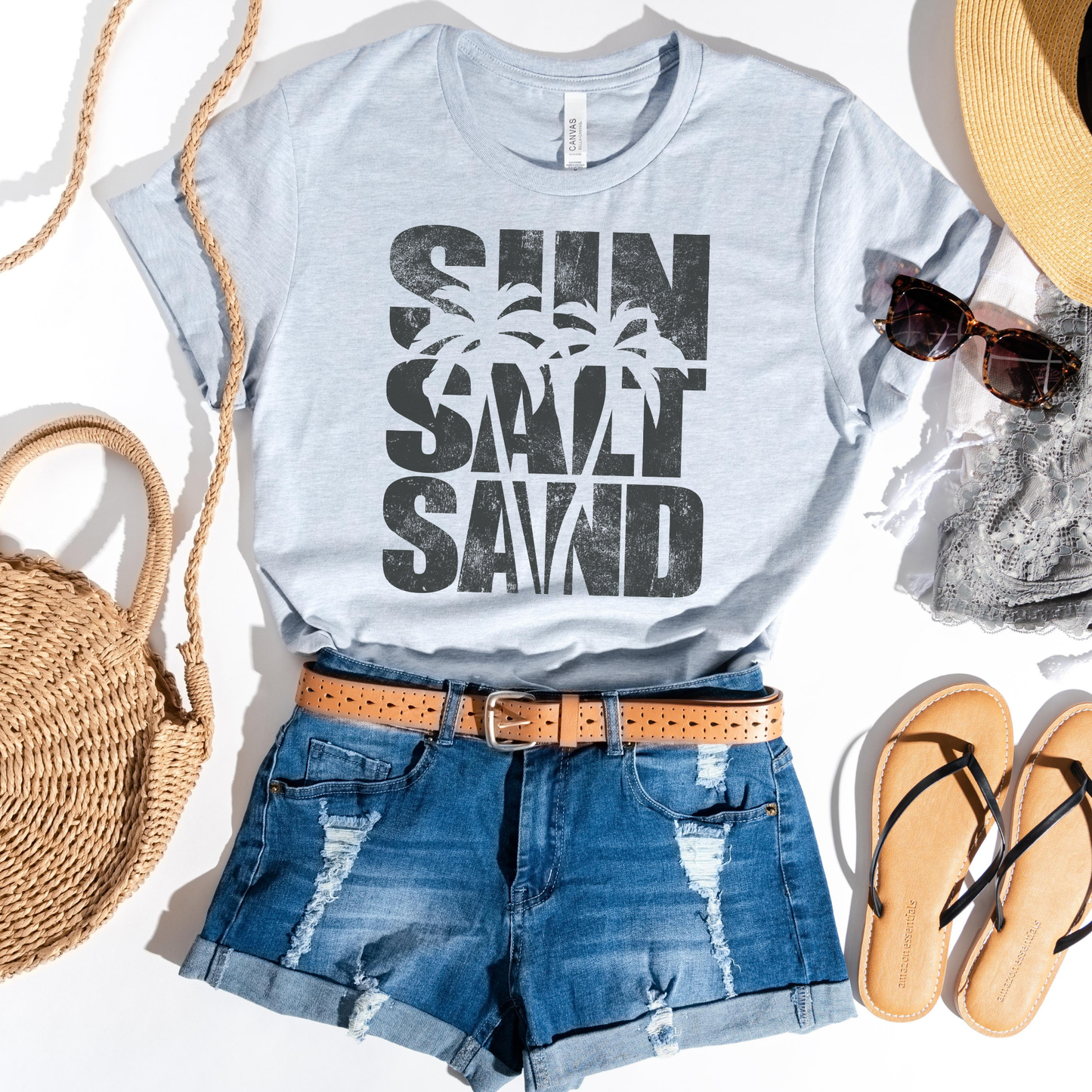 Sun Salt Sand Beach Graphic T-Shirt