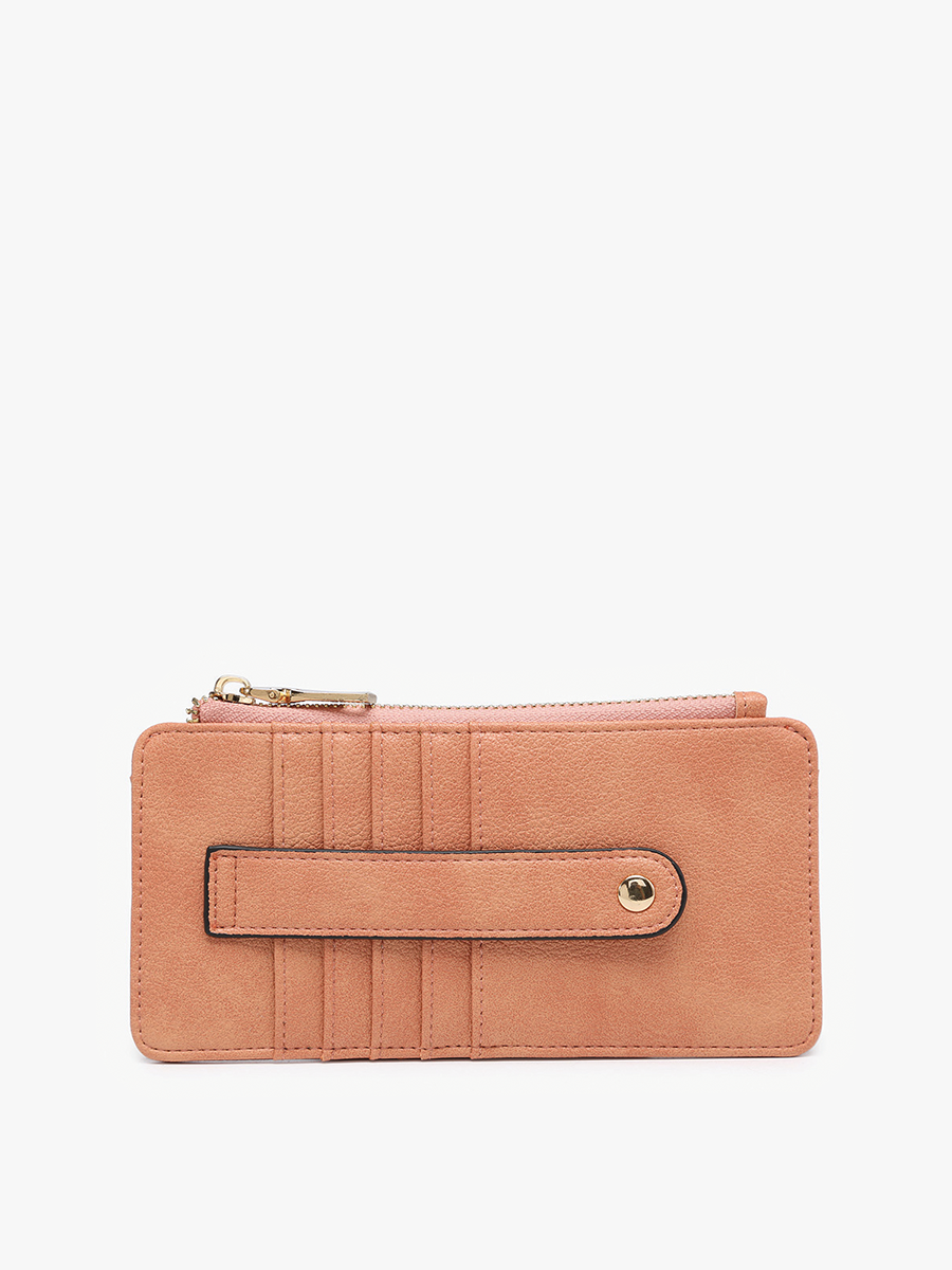 Saige Slim Card Holder Wallet: Cotton-FSB