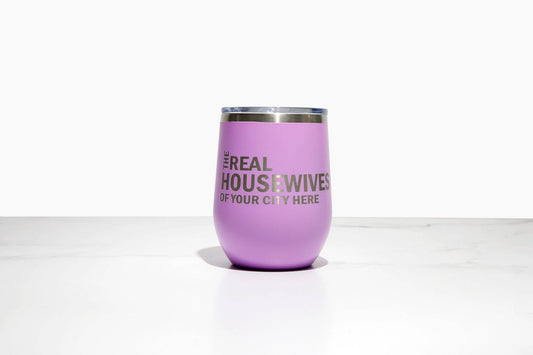Real Housewives of Lexington Wine Tumbler: Light Purple