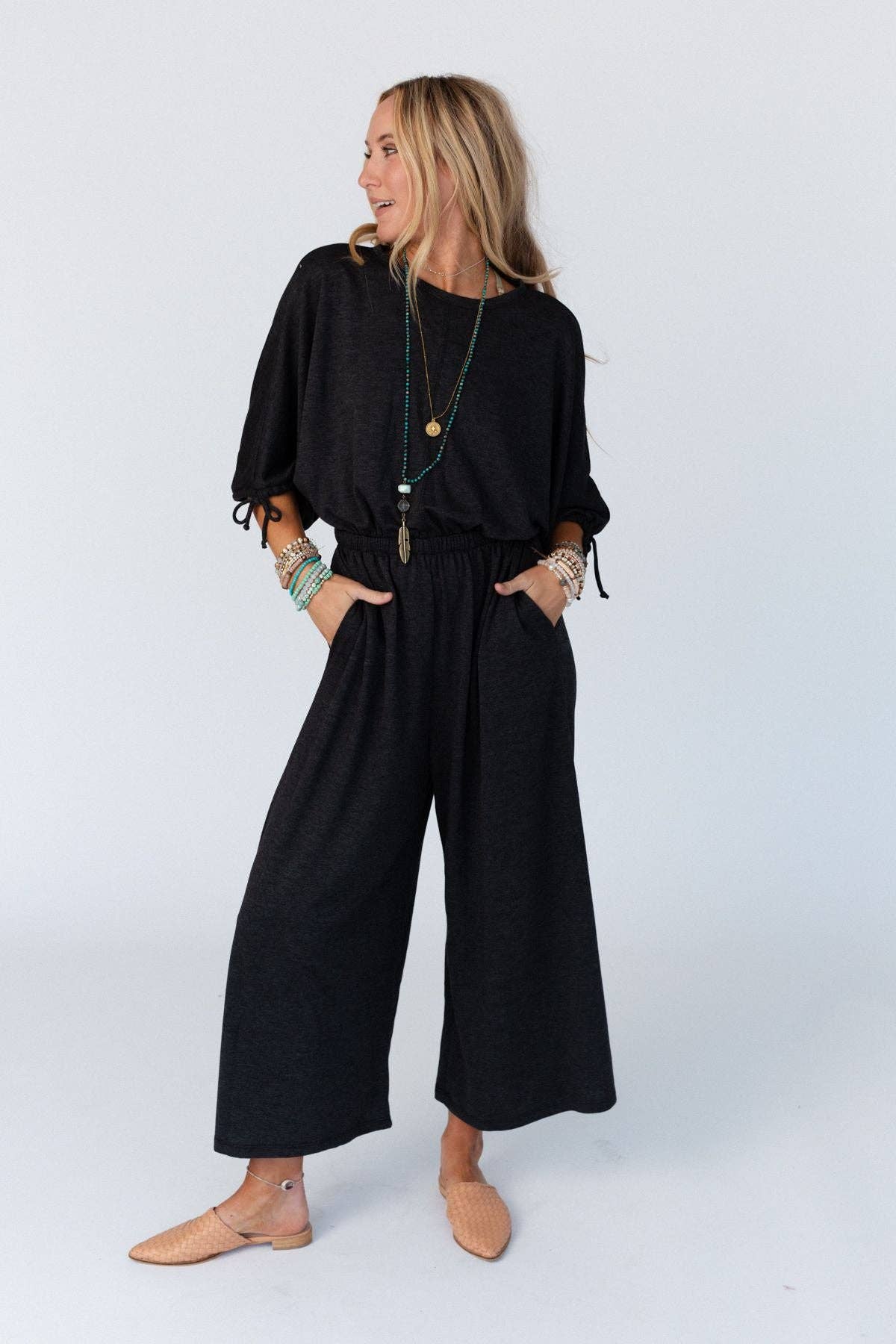 Carolina Comfy Wide Leg Jumpsuit