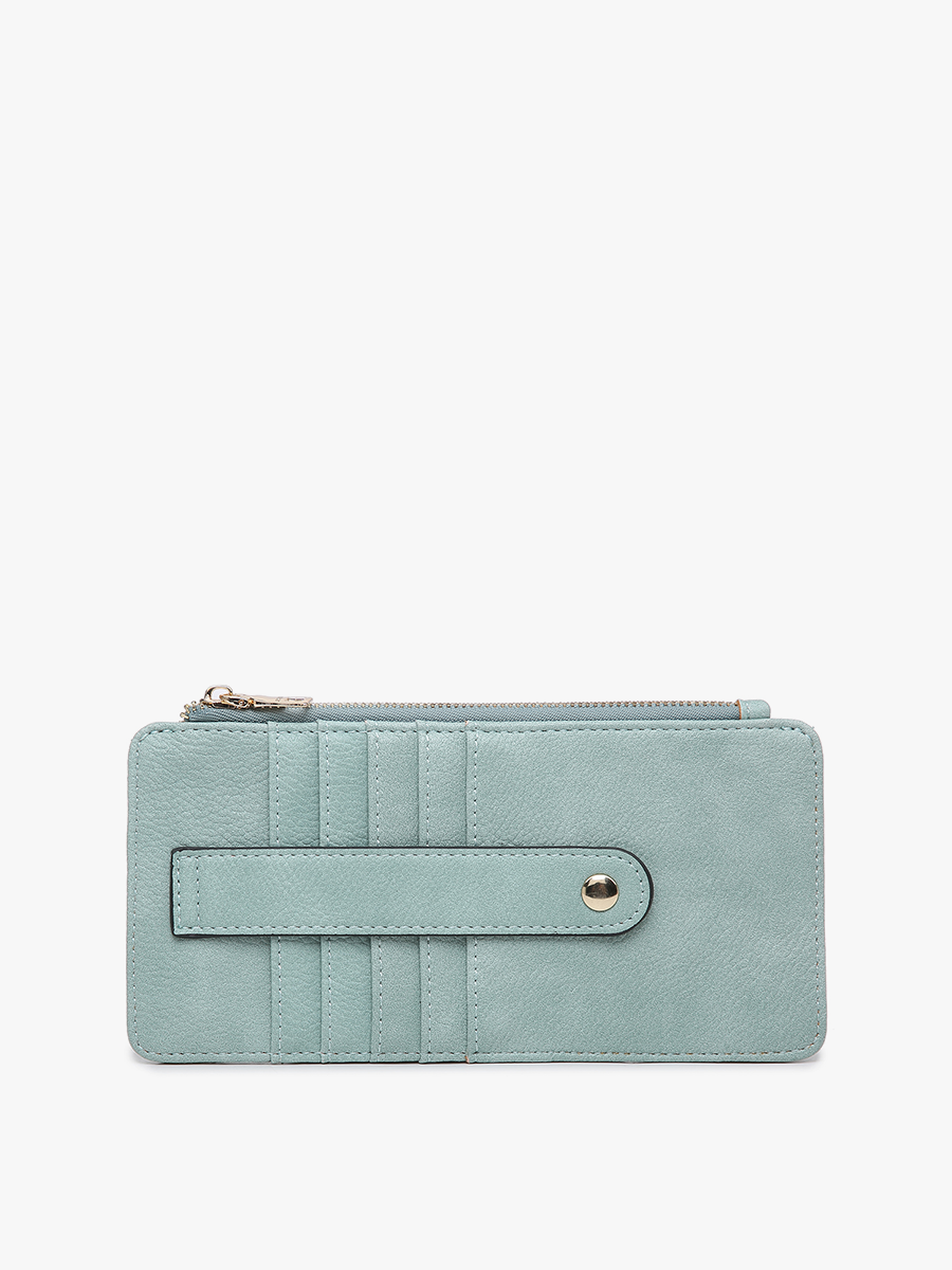 Saige Slim Card Holder Wallet: Cotton-FSB