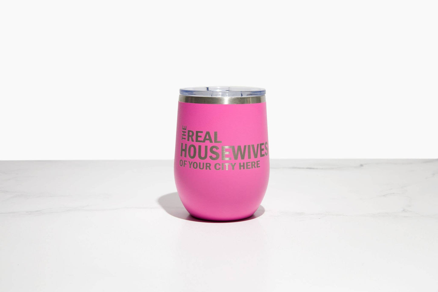 Real Housewives of Lexington Wine Tumbler: Light Purple
