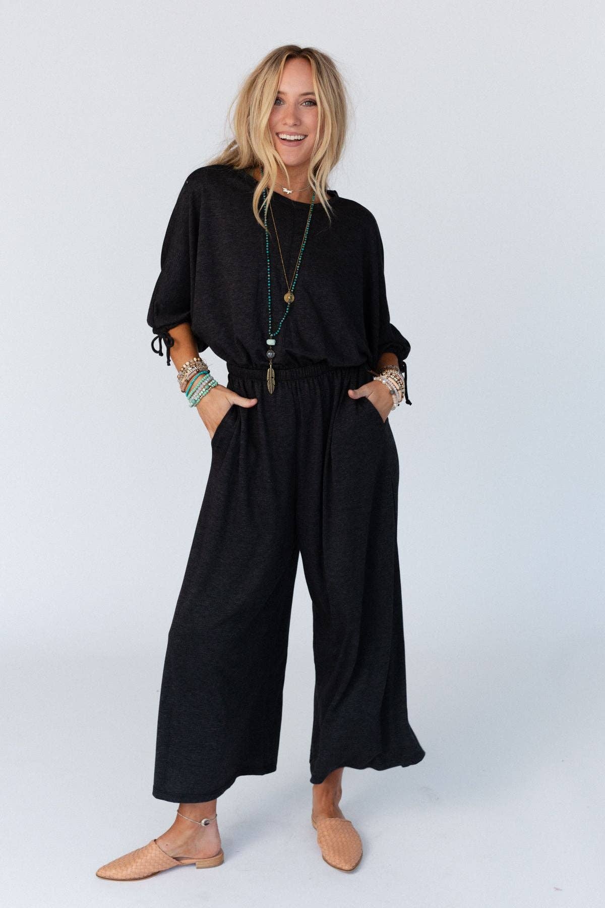 Carolina Comfy Wide Leg Jumpsuit