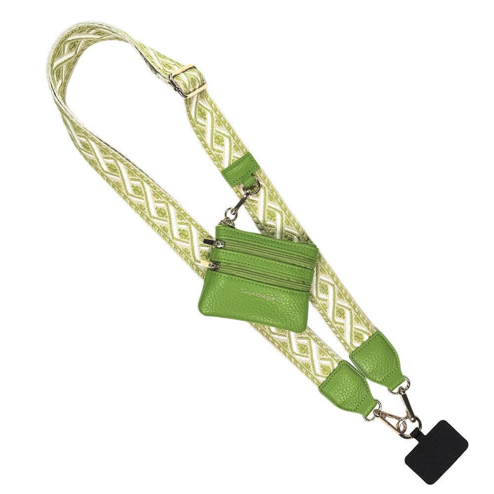 Clip & Go Strap w/Zippered Pouch XOXO: Orange