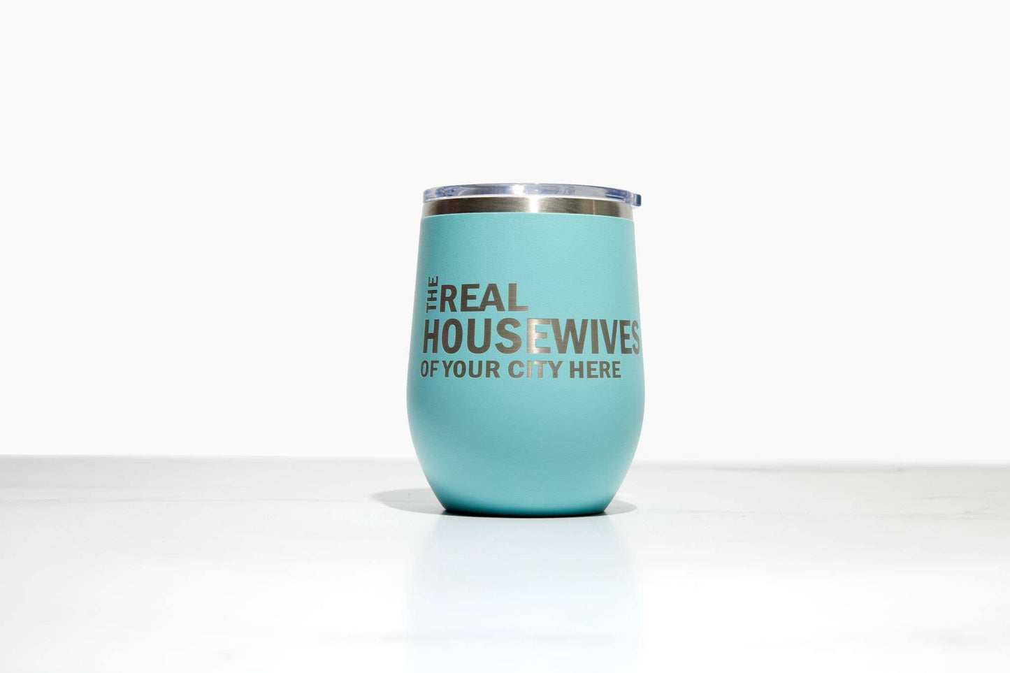 Real Housewives of Lex. Wine Tumbler: Teal