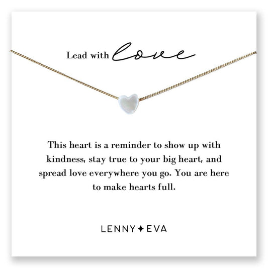 Intentions Symbol Necklace-Heart, Inspirational Jewelry Gift