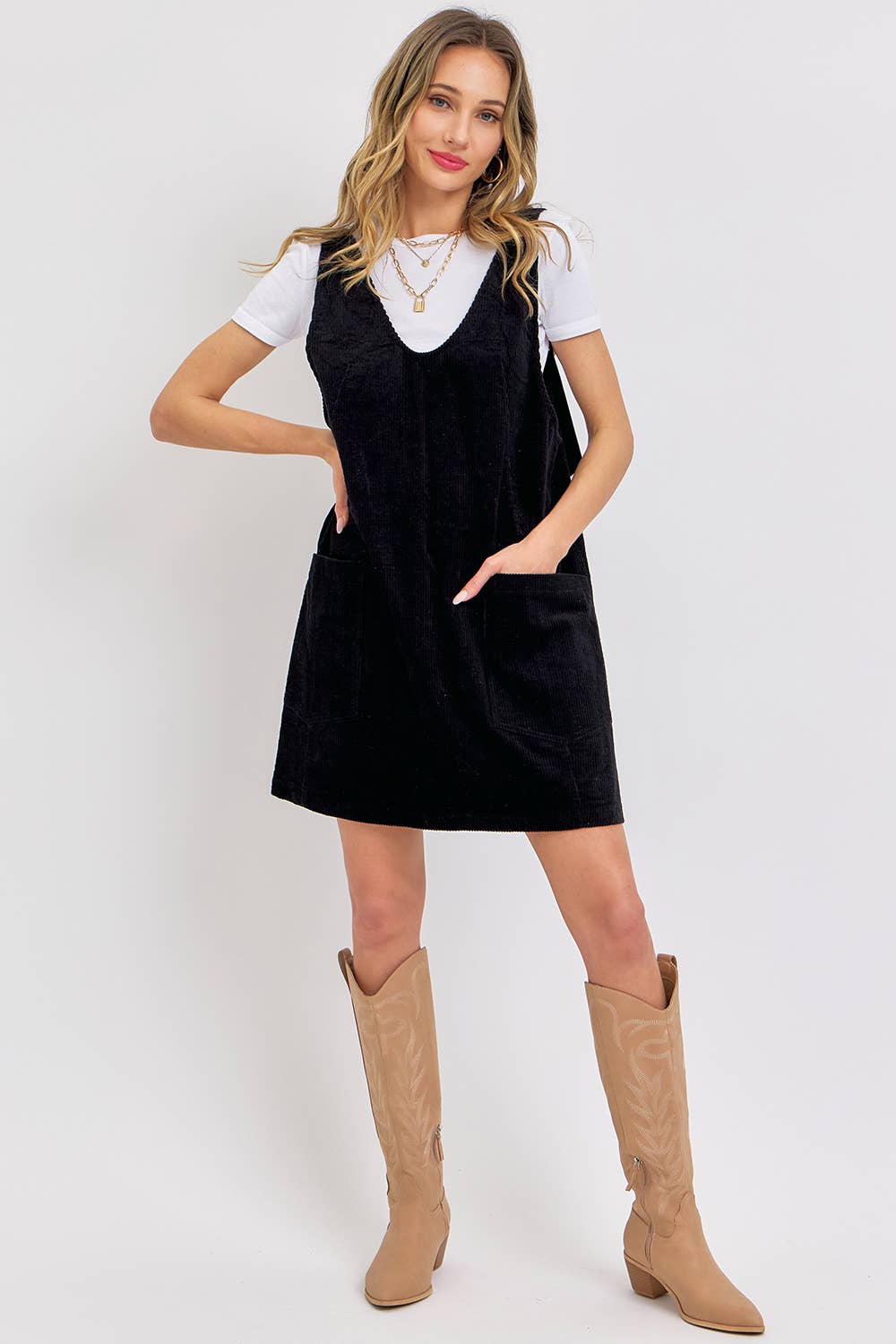 Corduroy Mini Dress