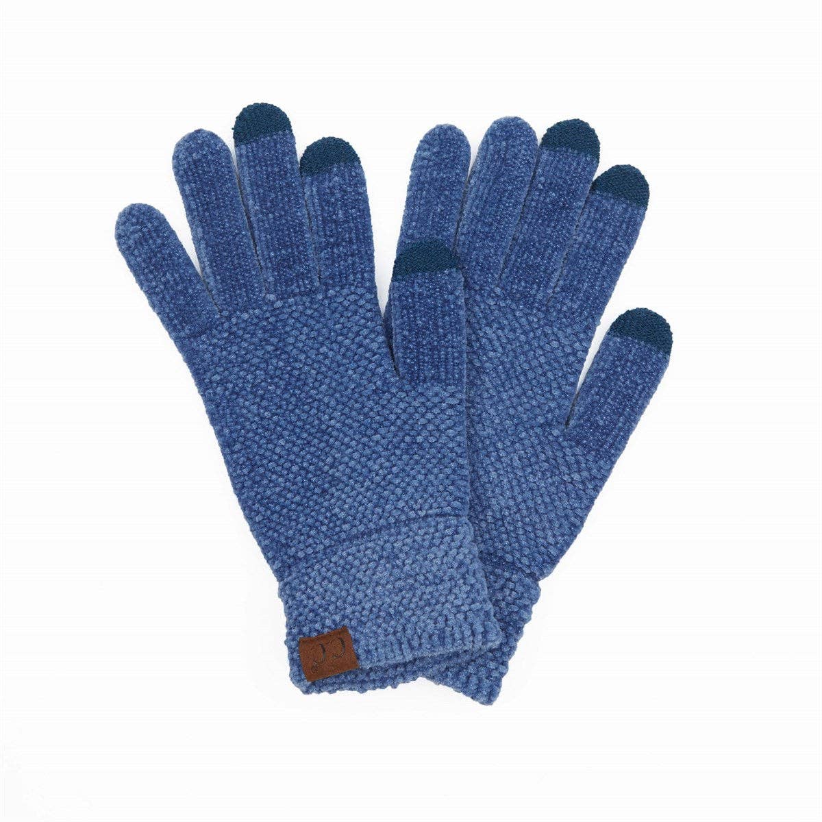 CC Chenille Touchscreen Glove: Burgundy
