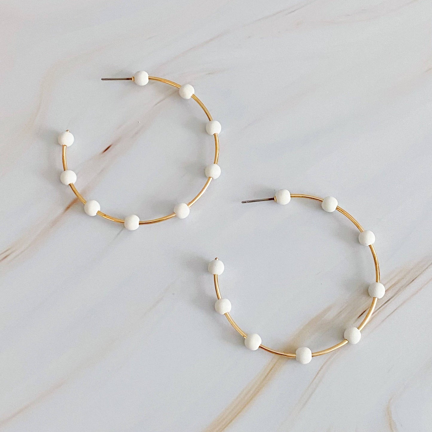 Hoop Earrings: Purple-FSB