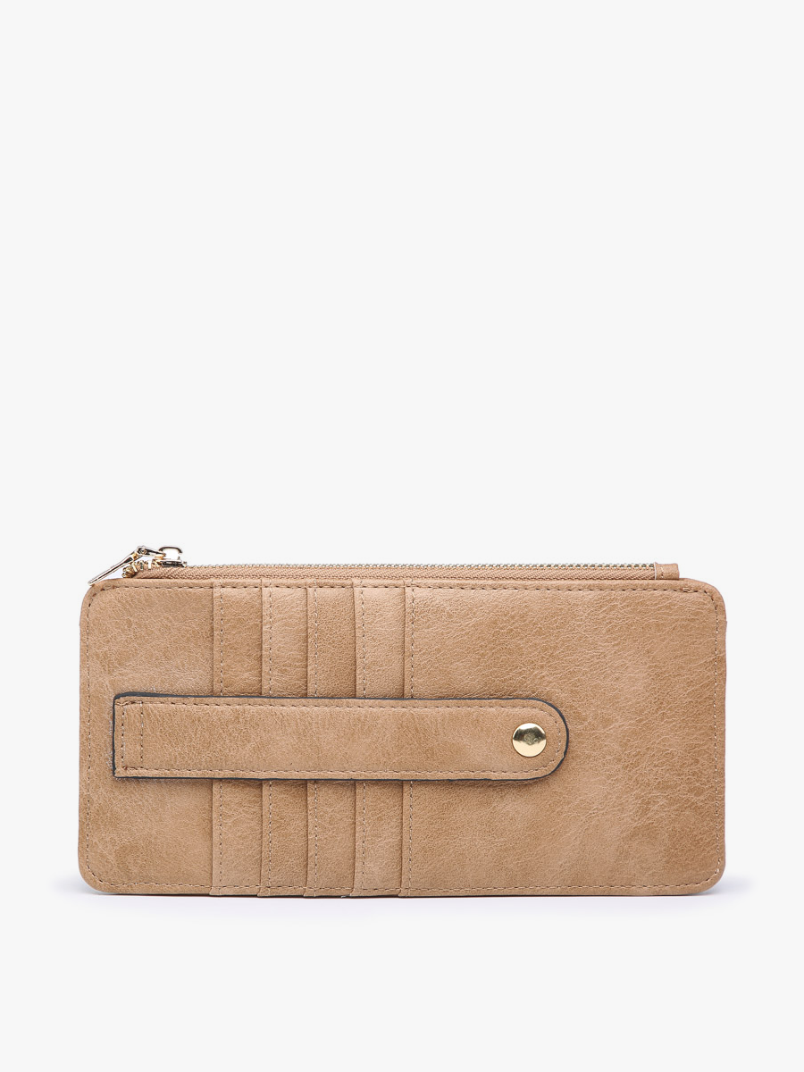 Saige Slim Card Holder Wallet: Cotton-FSB