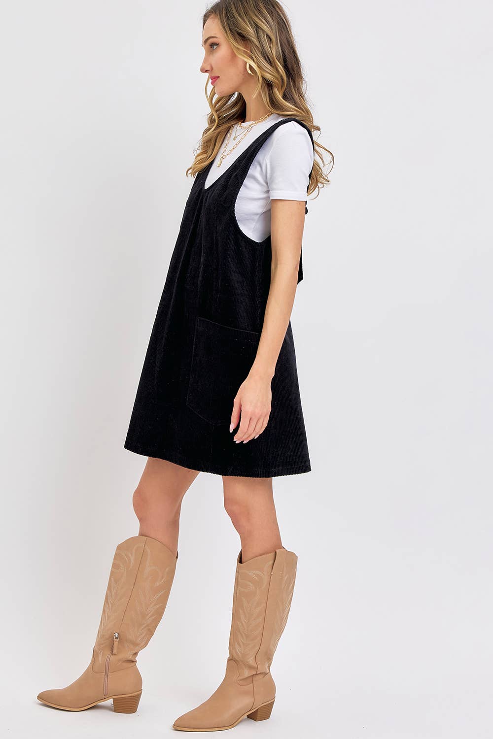 Corduroy Mini Dress