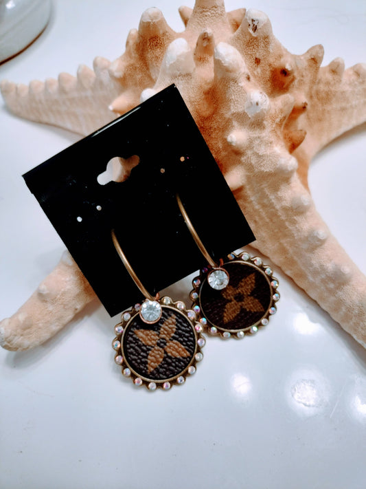 Upcycled Bronze Hoops/FSB