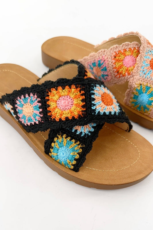 Floral Crochet Sandal