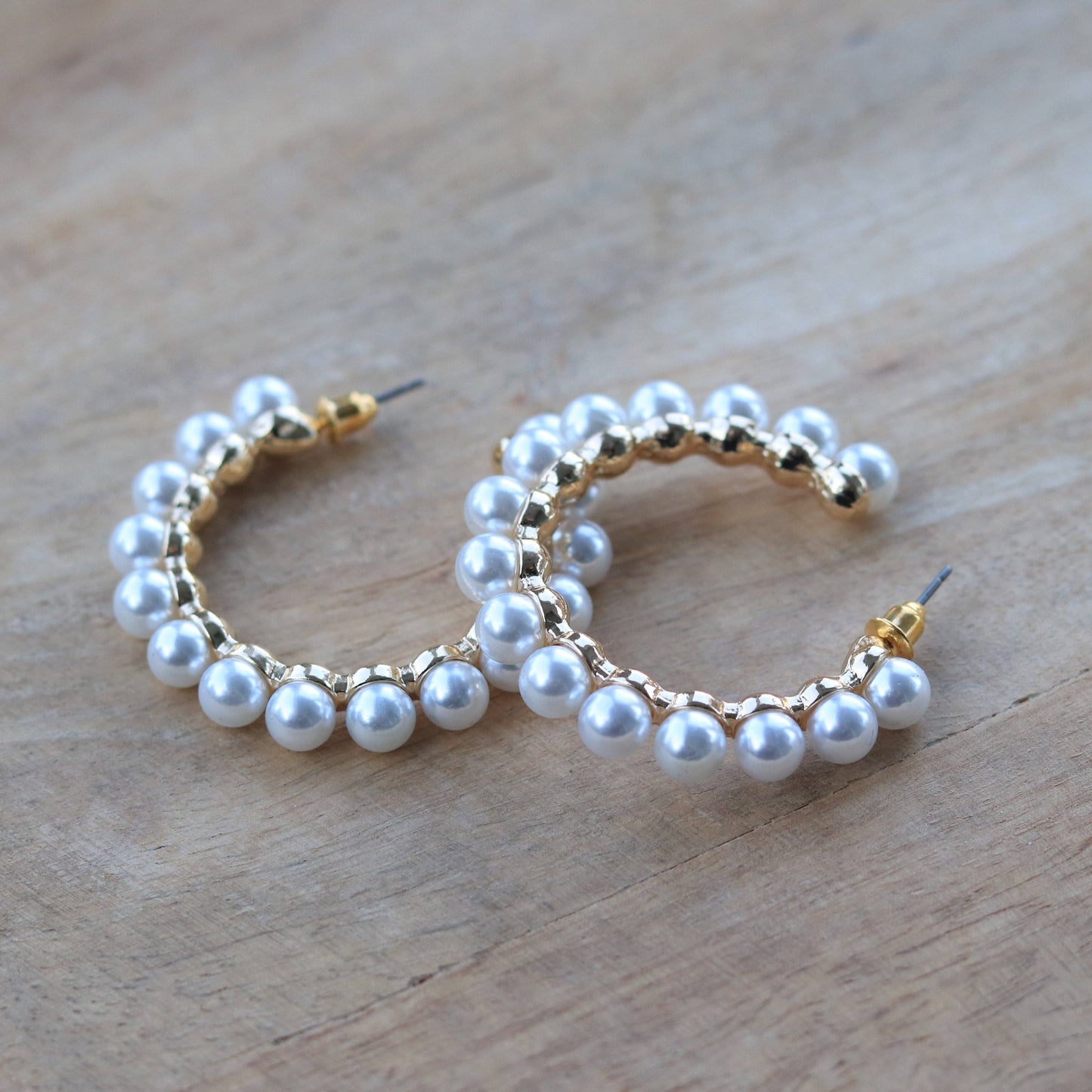 Pearl Hoops