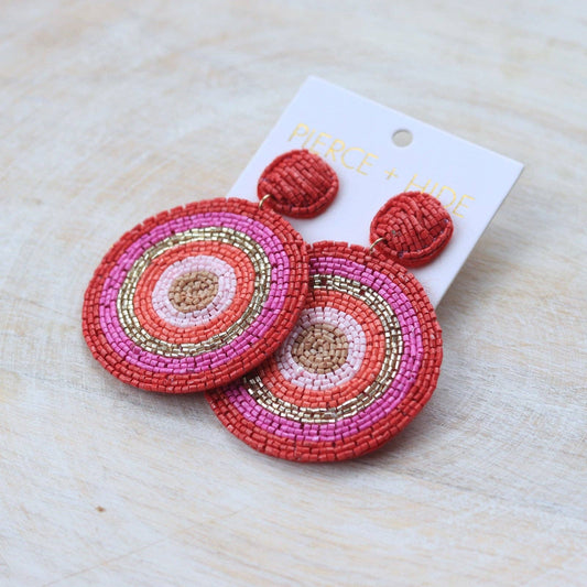 Boho Beaded Disc