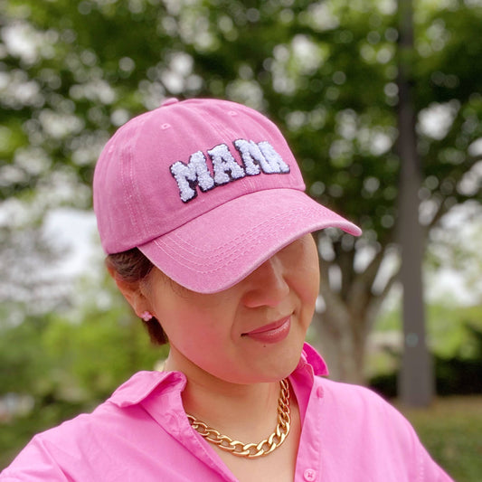 Mama Ball Cap: Soft Pink