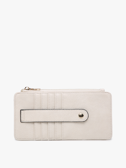 Saige Slim Card Holder Wallet: Cotton-FSB