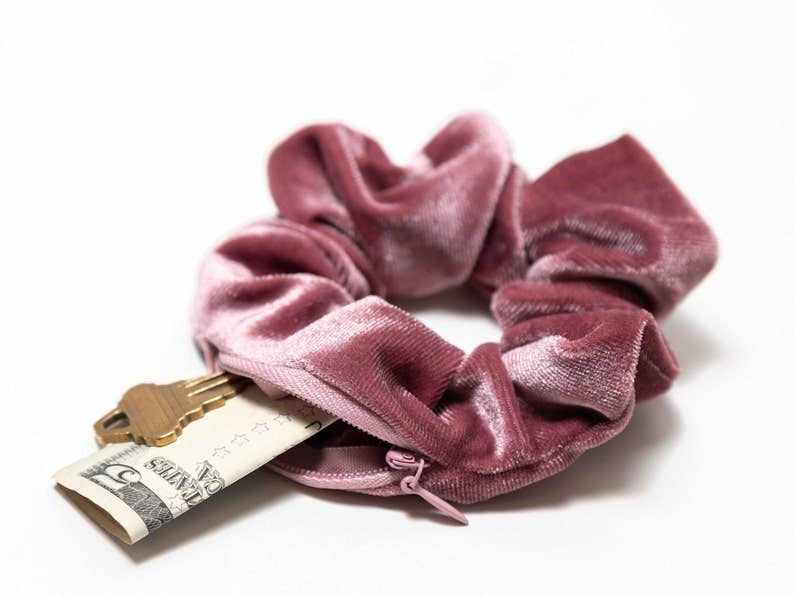 Zip Scrunchie, Stash Scrunchie: Leopard