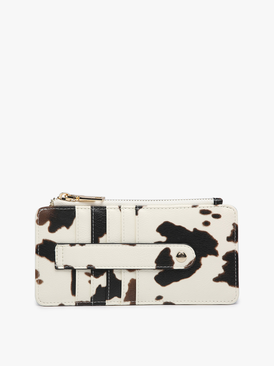 Saige Slim Card Holder Wallet: Cow-FSB